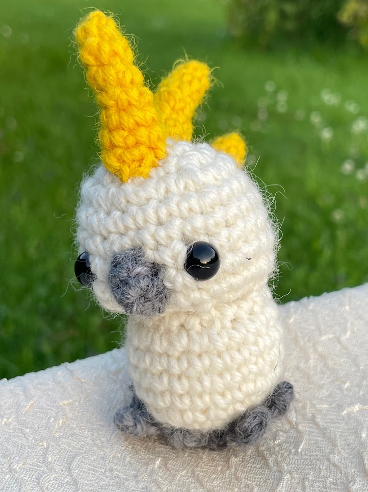 amigurumi kakaduu