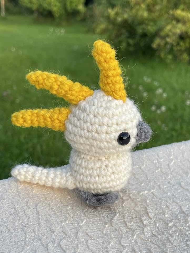 amigurumi kakaduu