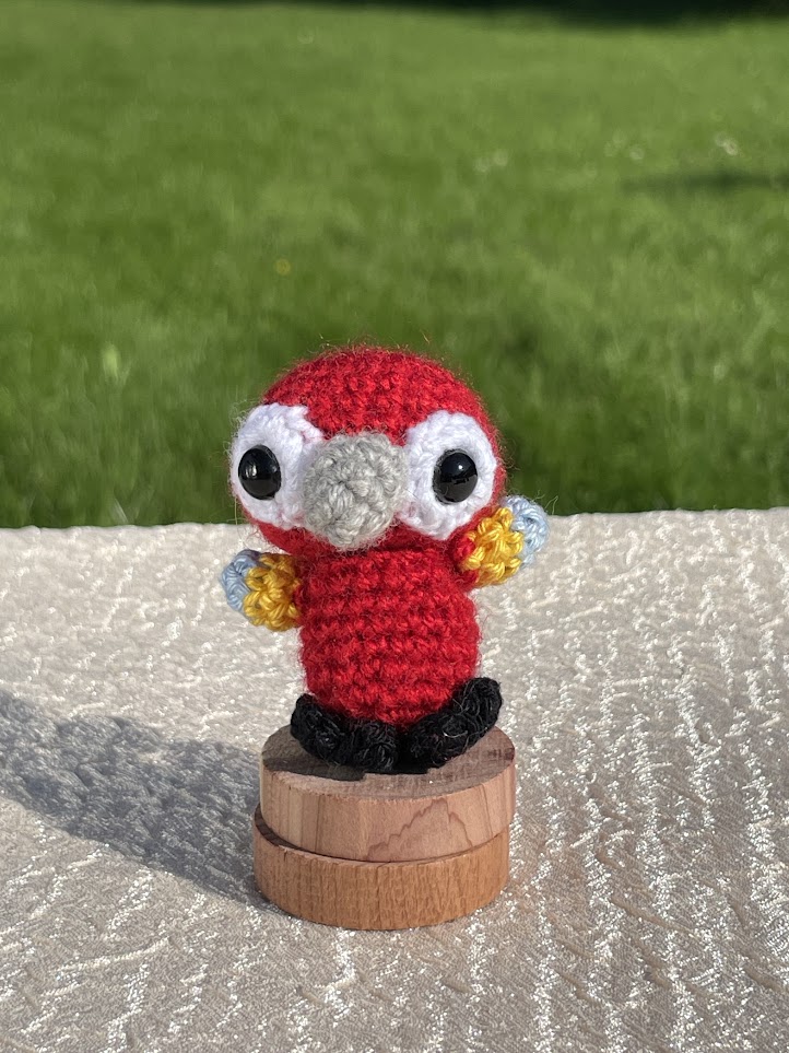 amigurumi papagoi