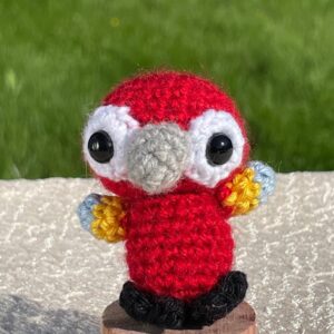 amigurumi papagoi