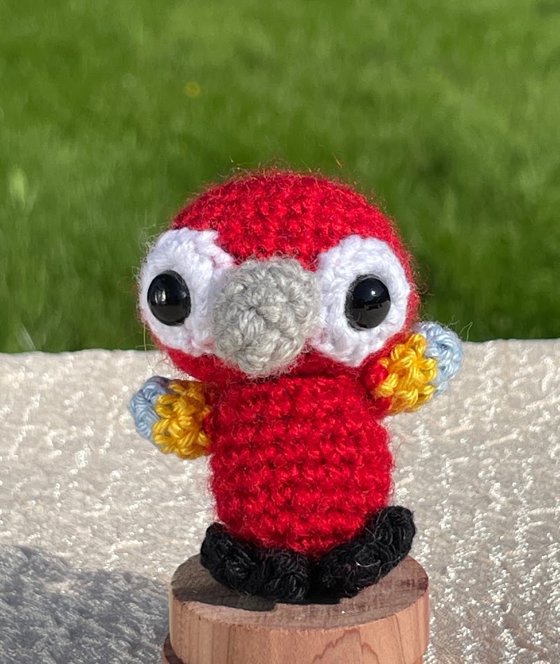 amigurumi papagoi